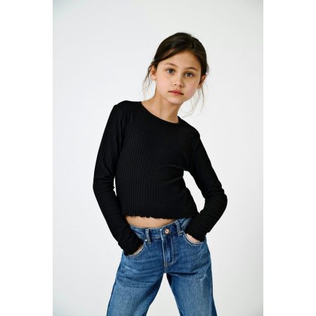 KIDS ONLY Shirt met lange mouwen KOGNELLA L/S O-NECK TOP JRS NOOS