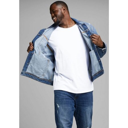 Jack & Jones PlusSize Shirt met ronde hals JJEORGANIC BASIC TEE SS O-NECK NOOS PLS