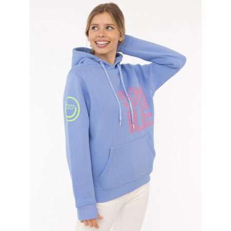 Zwillingsherz Hoodie "Alissa 2.0" met smile borduurwerk voor en achter
