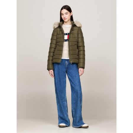 TOMMY JEANS Gewatteerde jas TJW BASIC HOODED DOWN JACKET EXT