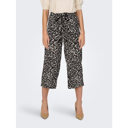 Only Palazzobroek ONLWINNER – Culottebroek met elastische band en tunnelkoord