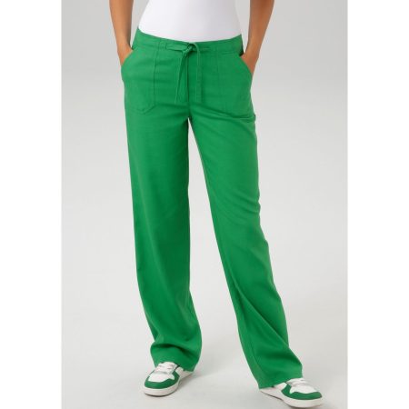 Aniston CASUAL Linnen broek met bindstrik