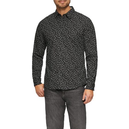 s.Oliver Overhemd met lange mouwen met all-over motief