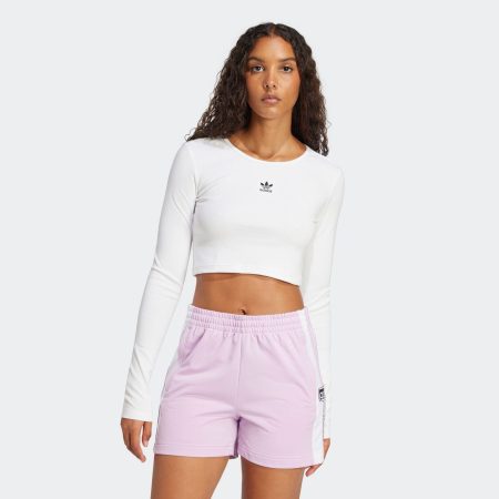 adidas Originals Shirt met lange mouwen ESS CROP LS