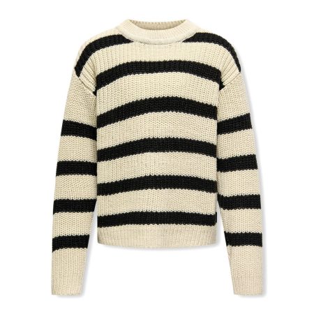KIDS ONLY Gebreide trui KOGJUSTY L/S STRIPE PULLOVER KNT NOOS