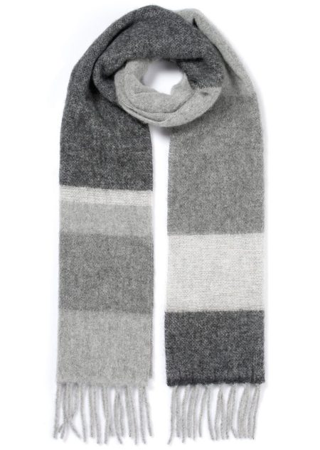 Cinque Gebreide sjaal Aster van knuffelzachte materiaalcombinatie