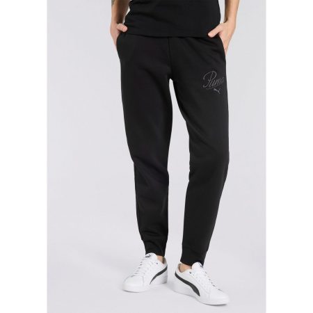 PUMA Trainingsbroek ESS SCRIPT SWEATPANTS FL CL