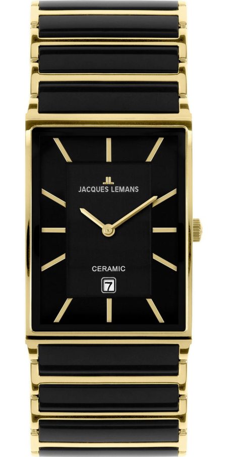 Jacques Lemans Keramisch horloge York Quartz horloge