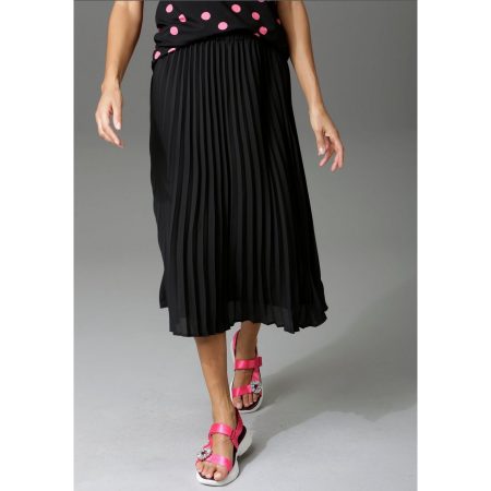 Aniston CASUAL Plissérok in trendy kleurenpalet