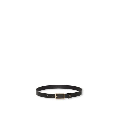 Calvin Klein Leren riem SQUARE BUCKLE CK LOOP 25MM
