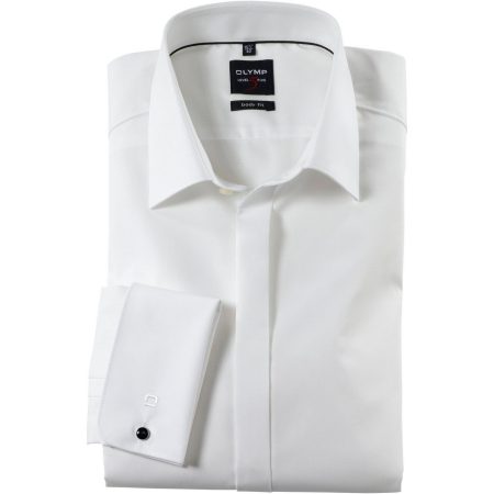 OLYMP Smokingoverhemd Level Five body fit Omslagmanchetten