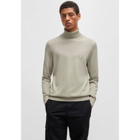 Boss Orange Gebreide trui Akiro met staand kraagje