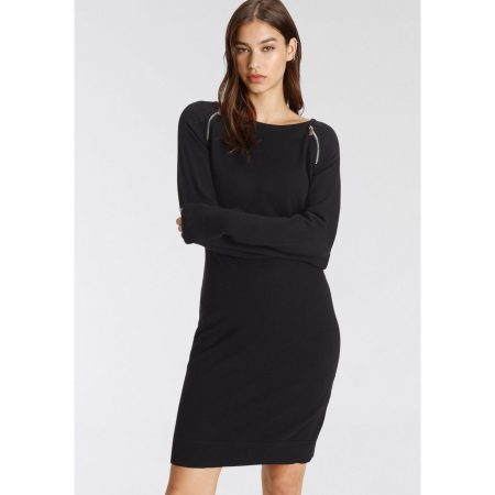 Tamaris Gebreide jurk voor dagelijks gebruik en chiquere gelegenheden