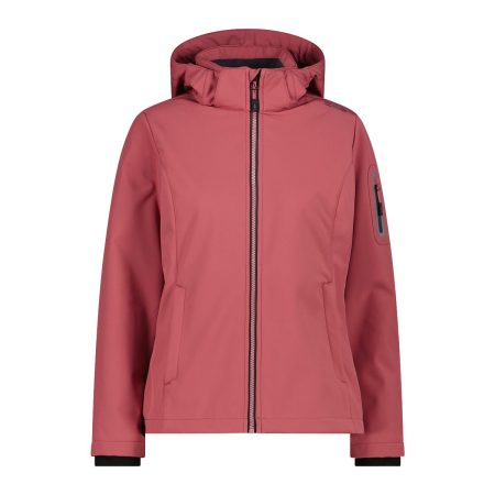 CMP Softshell-jack WOMAN JACKET ZIP HOOD Warmte- & wind- & waterafstotend (1 stuk)