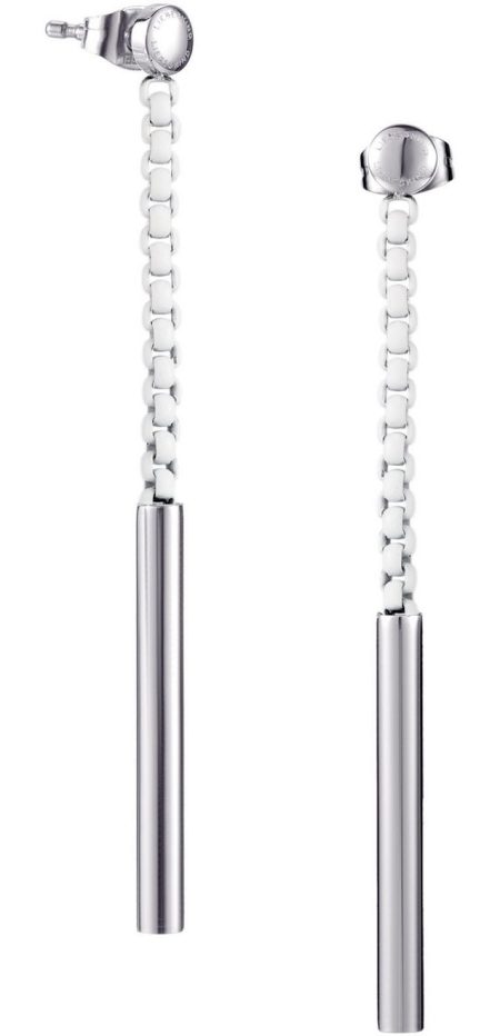 Firetti Paar oorstekers Sieraad cadeau roestvrij staal oorbellen Venetiaanse ketting kleur