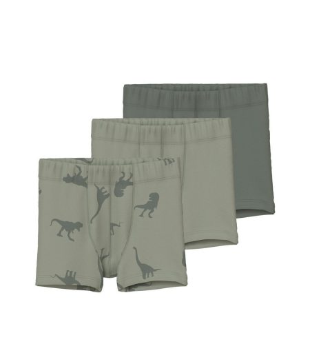 Name It Trunk NMMTIGHTS 3P AGAVE GREEN DINO NOOS (set