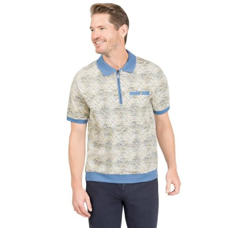 Marco Donati Poloshirt met korte mouwen (1-delig)