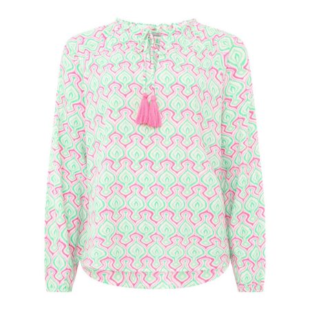 Zwillingsherz Blouse zonder sluiting Grafische print met grafisch patroon