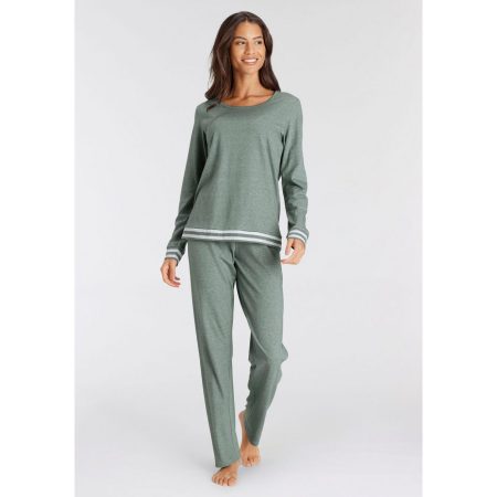 Vivance Dreams Pyjama met gestreepte boorden (2-delig)