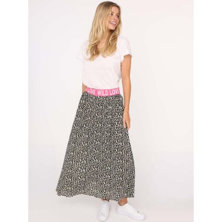 Zwillingsherz Maxirok Wild Love Leo met animalmotief