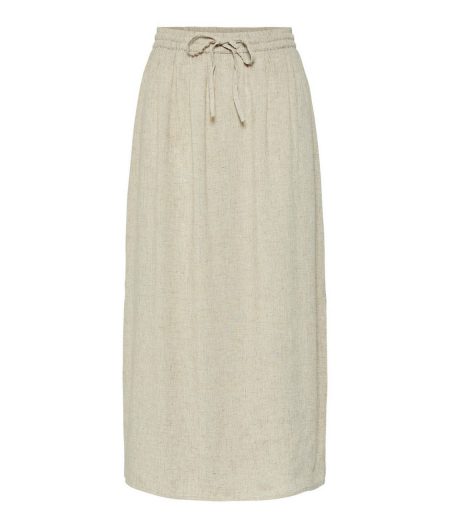 pieces Zomerrok PCPIA MW ANKLE SKIRT WVN NOOS