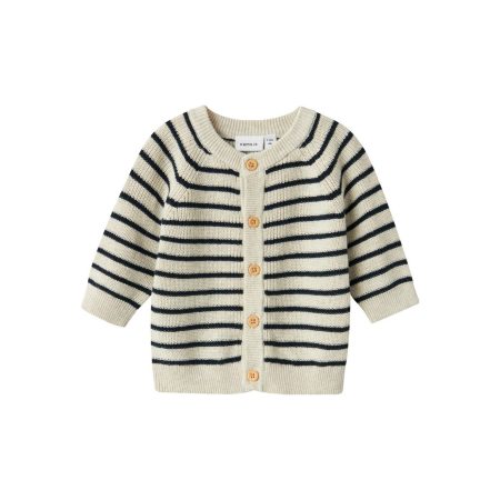 Name It Vest NBMMAST voor jongens met gestreepte look en zacht draagcomfort