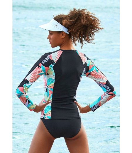 active by Lascana Zwemshirt Layne met lange mouwen