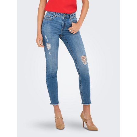 Only Skinny fit jeans ONLBLUSH MID WAIST ANK RW SKINNY DES DNM
