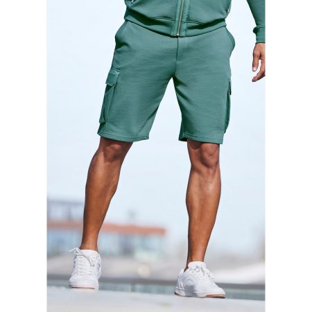 AUTHENTIC LE JOGGER Sweatshort Cargozakken met webdetails