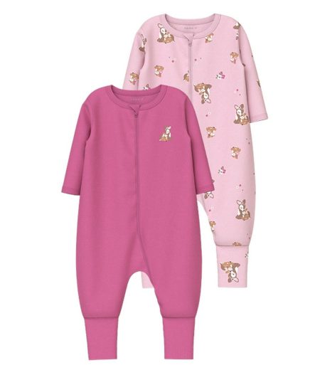 Name It Pyjama NBFNIGHTSUIT 2P ZIP FF ROSE DEER NOOS (set