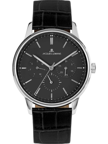 Jacques Lemans Multifunctioneel horloge Manchester Quartz horloge