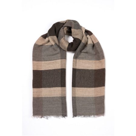 MONTI Modieuze sjaal in een geruit design