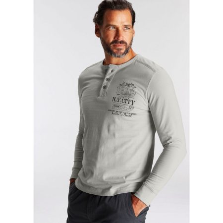 Man's World Henleyshirt Langarm