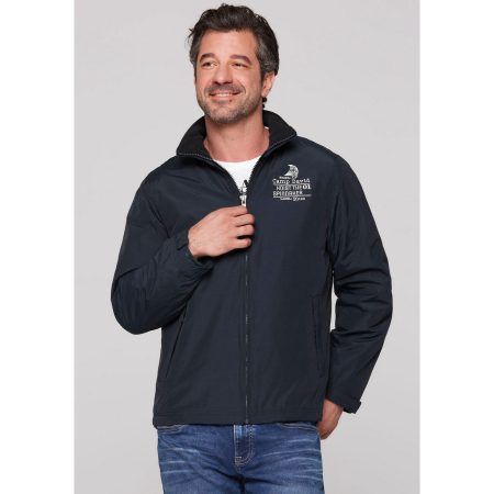 CAMP DAVID Windbreaker met logoborduursels