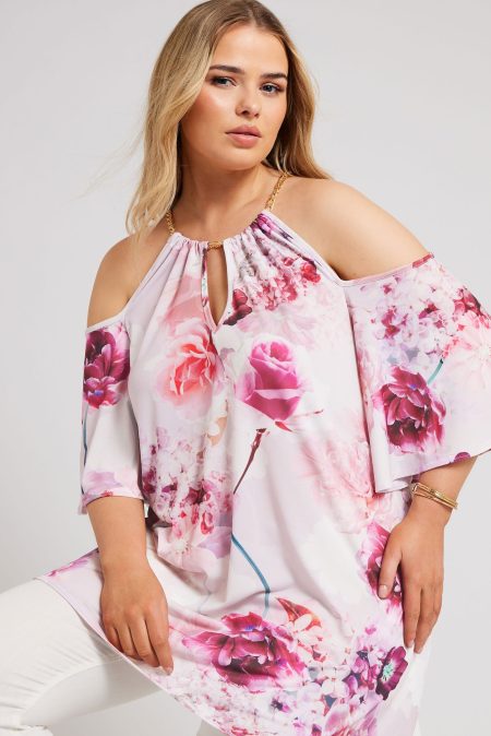 Yours London Top Met Bloemontwerp