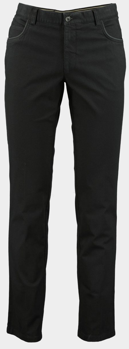 Bos Katoenen Broek Zwart 02-9W 5011/8046/001