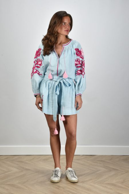 Sage & Ivy short Rosa baby blue/pink