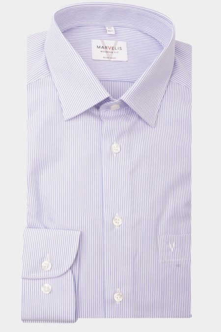 Marvelis Business hemd lange mouw Blauw 775464/15