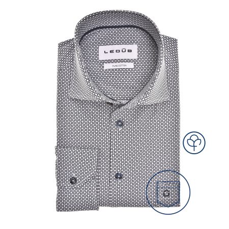 Ledub Business hemd lange mouw Blauw LE24202 MFN 5 0142566/190-190-000