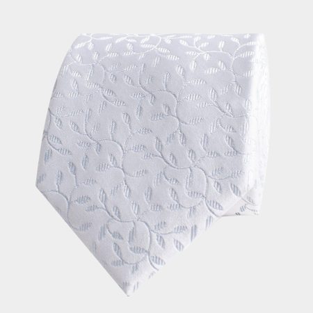 Tresanti Stropdas Blauw EMILIO - small leaves on branc TRTIJA394/801