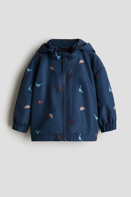 H & M - Jack met fleece voering - Blauw