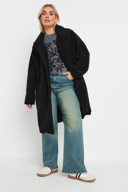 Yours Luxury Jas Van Imitatiebont In Zwart