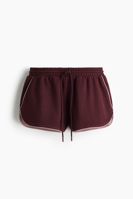 H & M - Sweatshort met drawstring - Rood