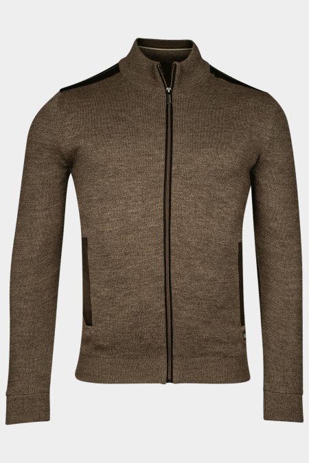 Baileys Vest Bruin Cardigan Zip - Lined 422188/88