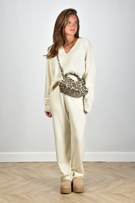 Extreme Cashmere broek Rush 320 cream