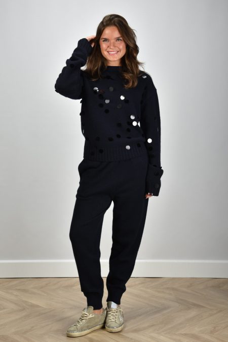 Extreme Cashmere broek Yogi 56 navy