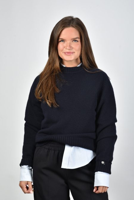 Extreme Cashmere trui Bourgeois 123 navy
