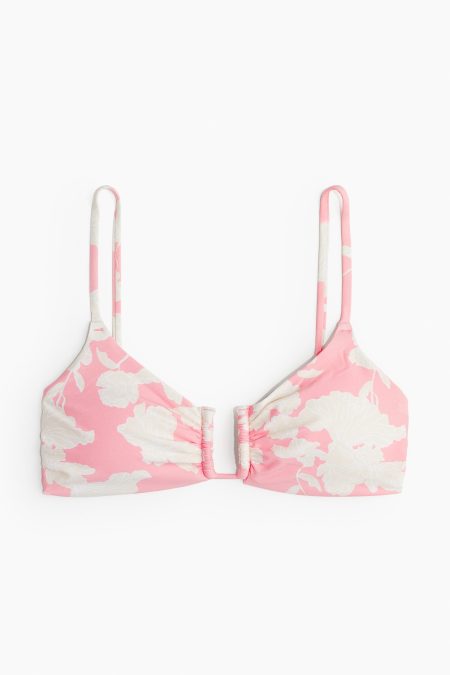 H & M - Padded bikinitop - Roze