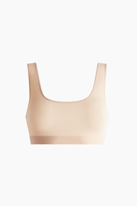 H & M - Set van 2 seamless soft-bh's - Wit
