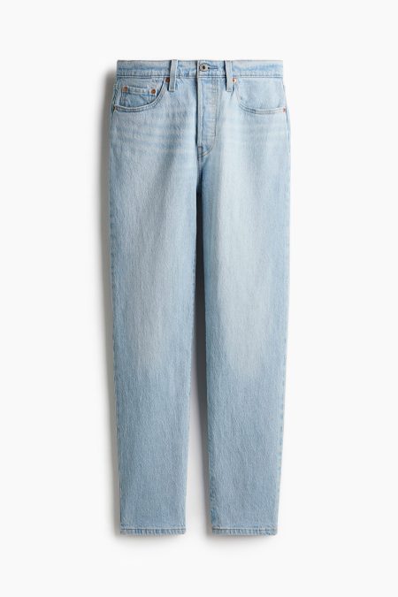 H & M - 501 Crop Wow Me Over - Blauw